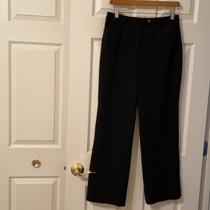 Talbots Petite 8 Black Stretch Dress Pants